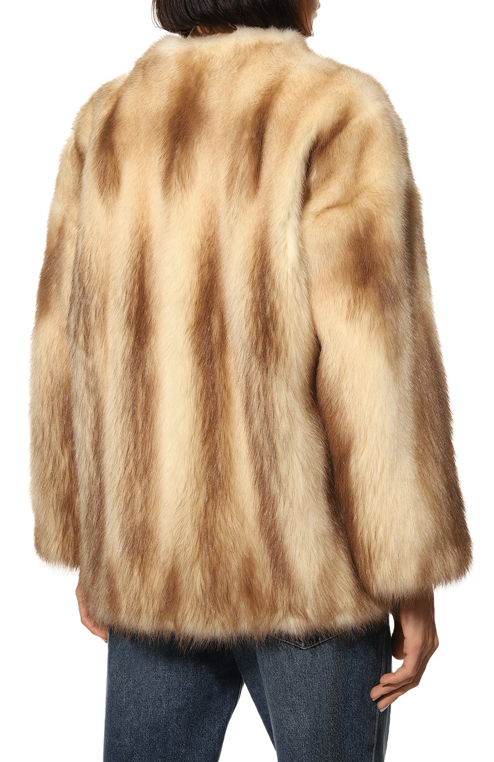 Шуба из меха хорька GIULIA GURMAN, арт. J34065, фото 4