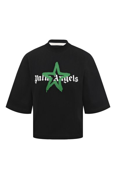 Хлопковая футболка PALM ANGELS, арт. PWAA020C99JER0151055, фото 1