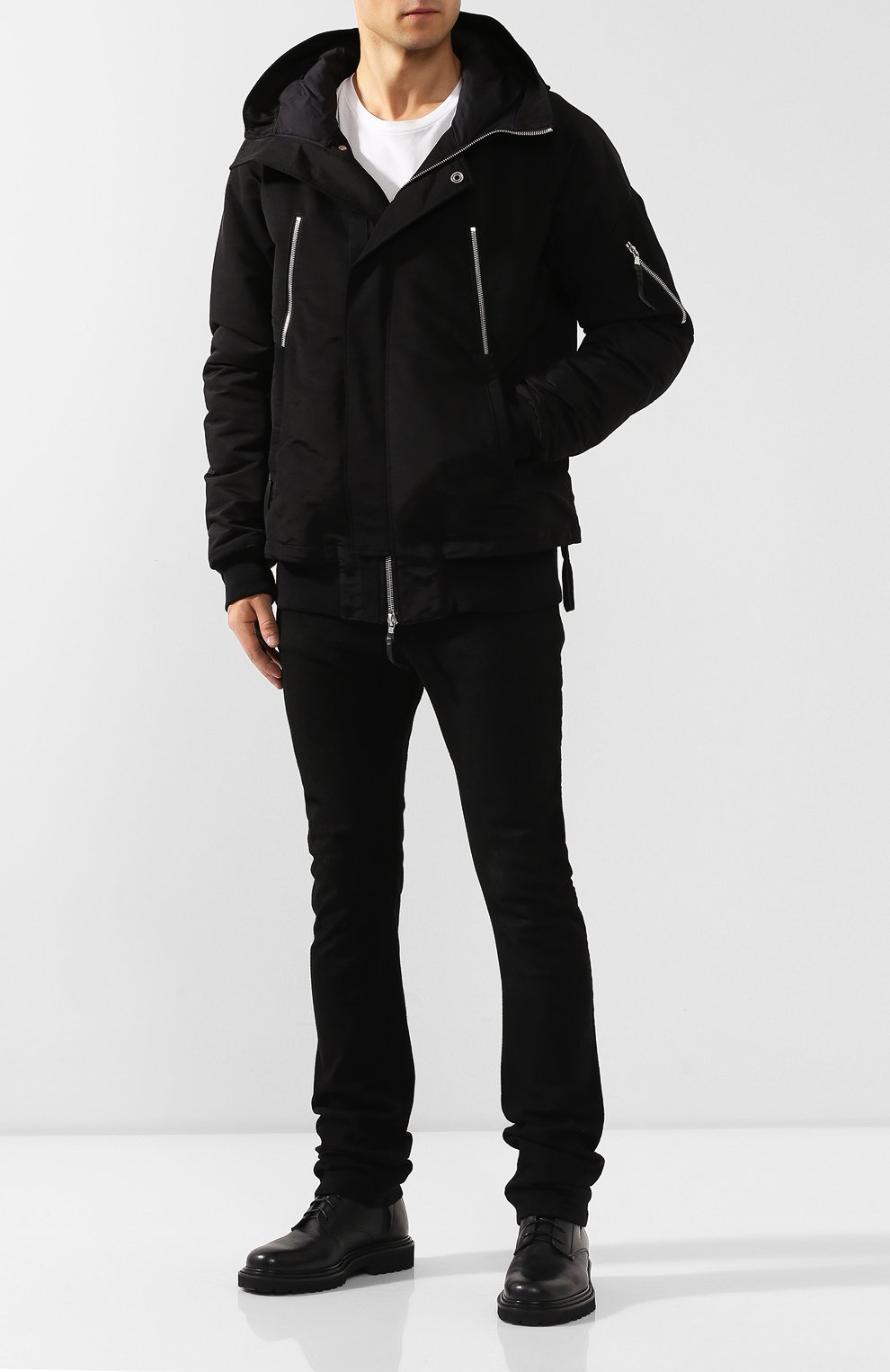 Джинсы 11 BY BORIS BIDJAN SABERI, арт. P1C/F-1472/DYE USED FELT, фото 2