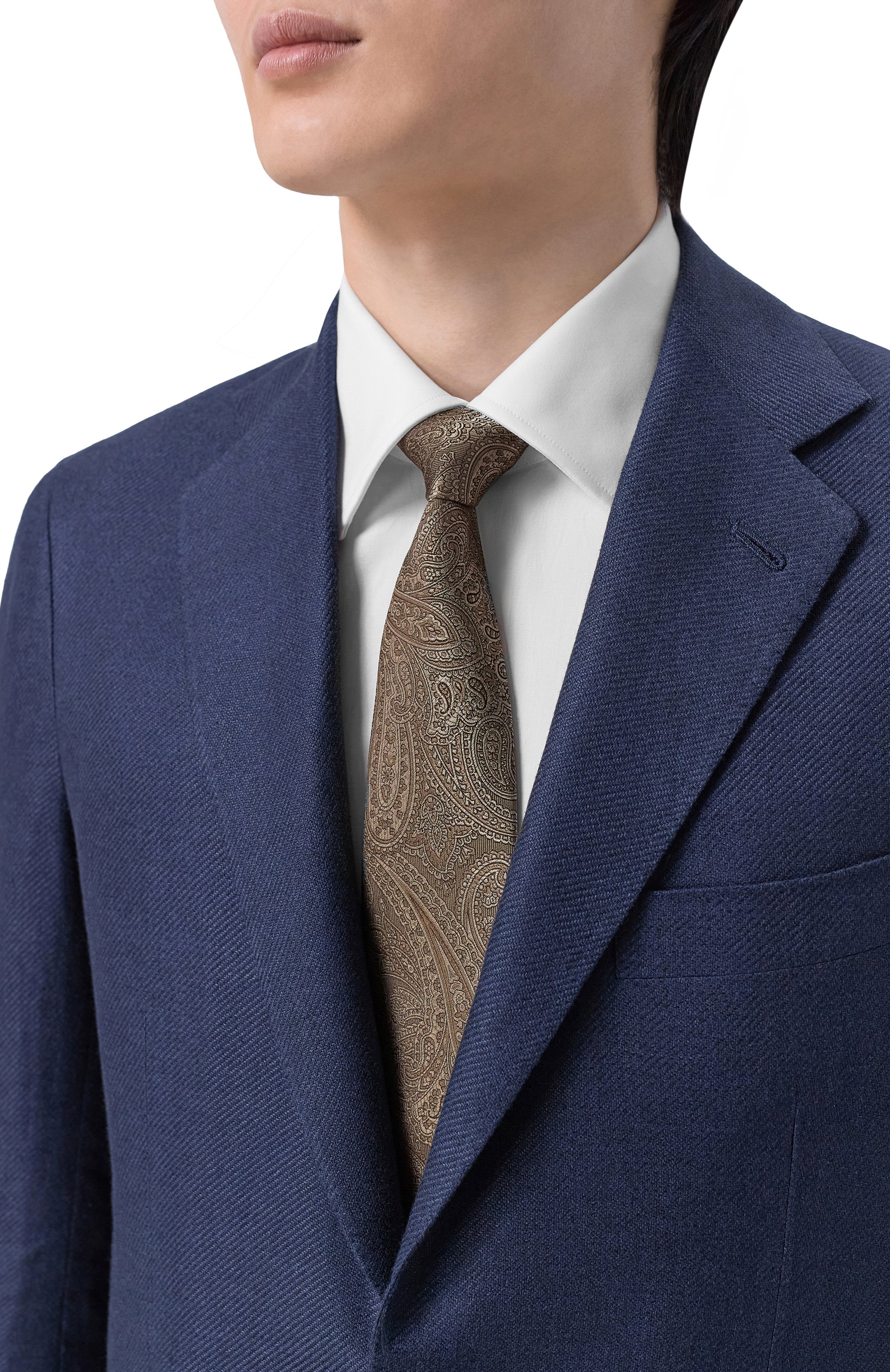 Шелковый галстук CANALI, арт. 18/HJ04545, фото 2