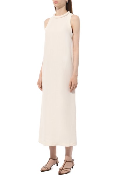 Платье из вискозы и льна LOULOU DE SAISON, арт. RIVIDA, фото 3