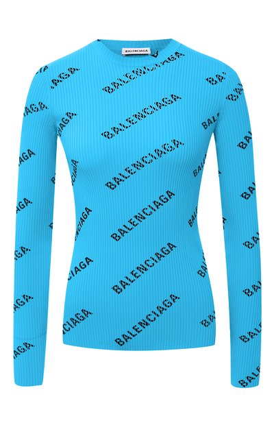 Женский пуловер с логотипом бренда BALENCIAGA, арт. 570844/T6140
