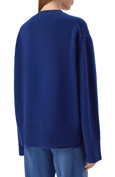 Пуловер из шерсти и кашемира 12 STOREEZ синего цвета по цене 39000 руб., арт. 135736, фото 4 Пуловер из шерсти и кашемира 12 STOREEZ, арт. 135736, фото 4