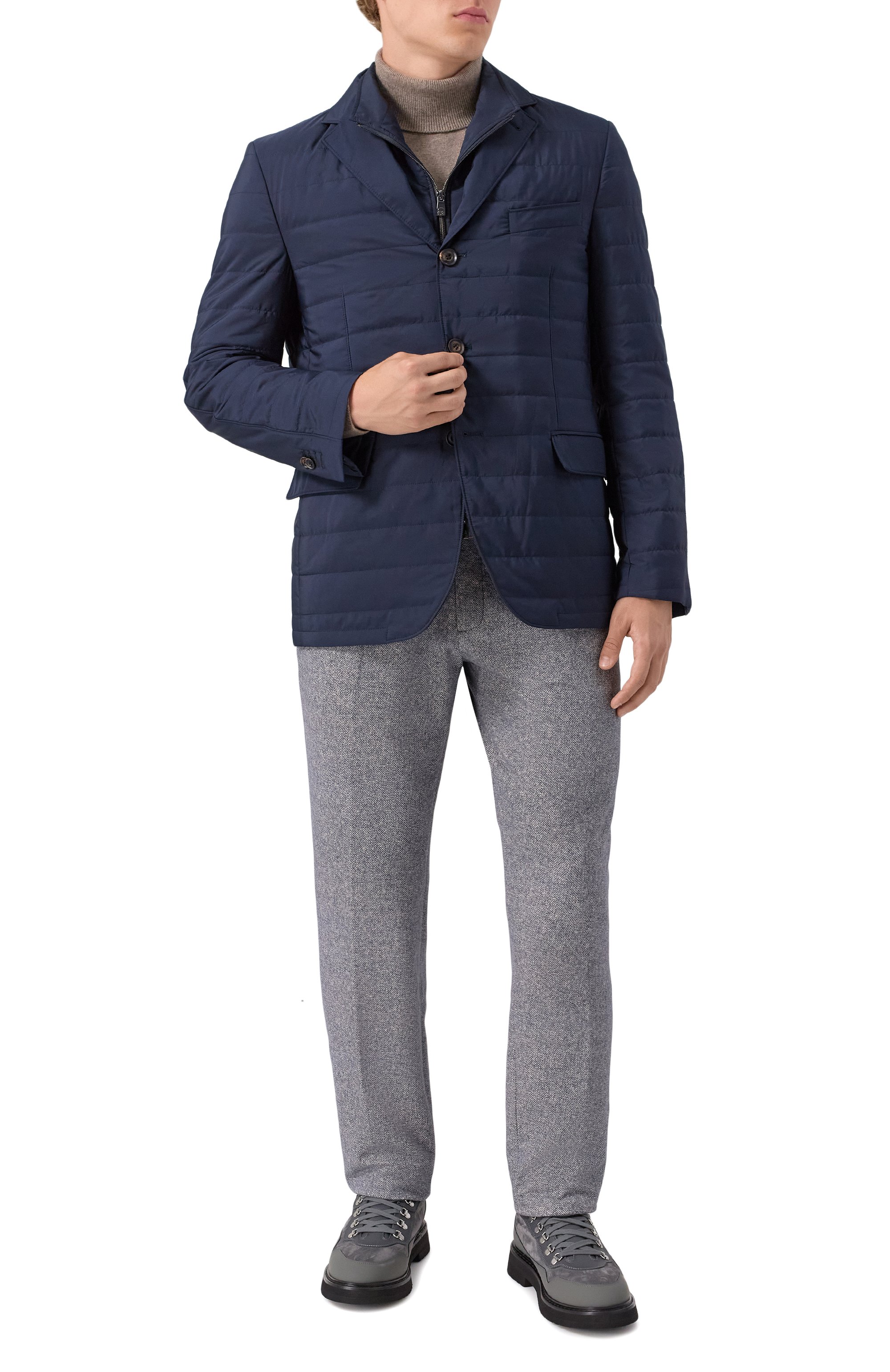 Кожаные хайкеры CAMERLENGO, арт. 16844/T0MSK M0NT0NE, фото 2