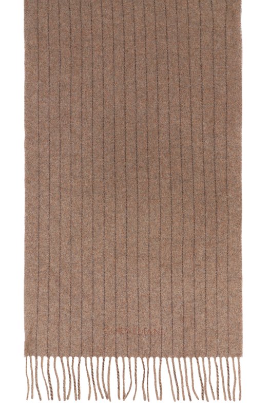 Шарф из шерсти и кашемира Corneliani 26B366-2629003 Коричневый  26B366-2629003 Фото 4