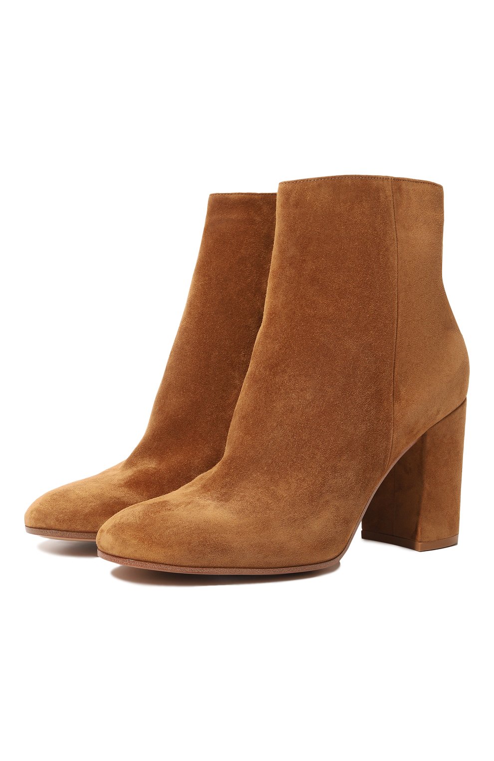 Замшевые ботильоны rolling 85 GIANVITO ROSSI коричневого цвета по цене 99700 руб., арт. G70636.85RIC.CASALM0, фото 1 Замшевые ботильоны rolling 85 GIANVITO ROSSI, арт. G70636.85RIC.CASALM0, фото 1