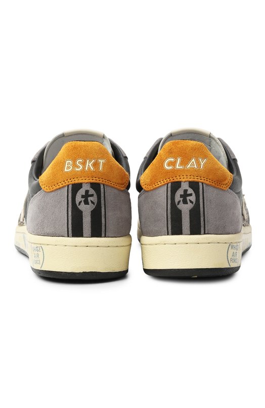Кожаные кеды BSKT Clay Premiata BSKT CLAY/VAR 7624 Серый  BSKT CLAY/VAR 7624 Фото 7