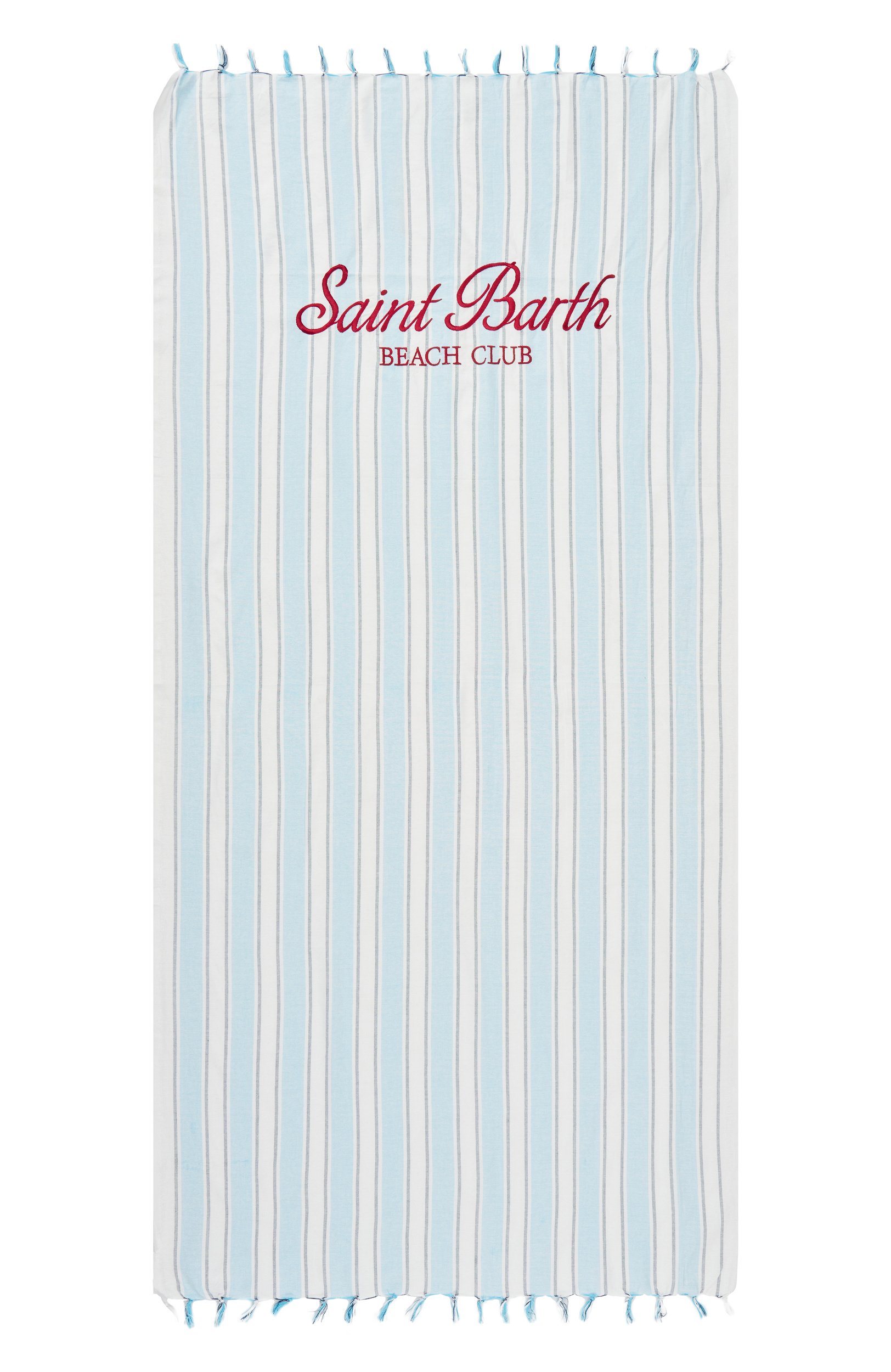 Хлопковое полотенце MC2 SAINT BARTH голубого цвета по цене 7180 руб., арт. F0UL002-00938L/F0UTAS LIGHT N, фото 1 Хлопковое полотенце MC2 SAINT BARTH, арт. F0UL002-00938L/F0UTAS LIGHT N, фото 1