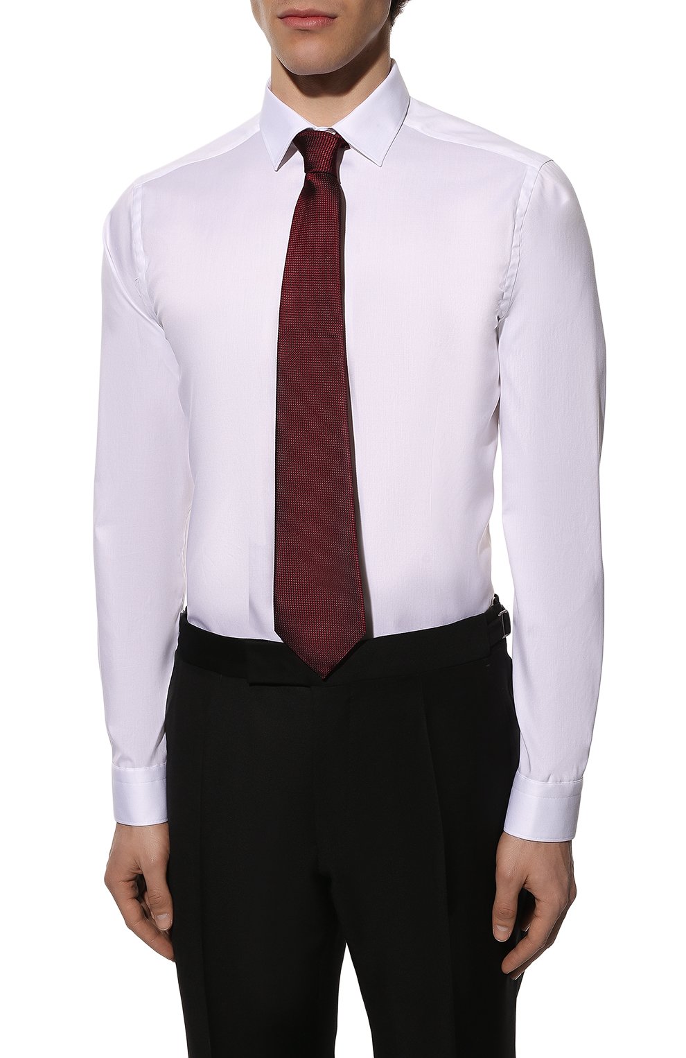 Хлопковая сорочка ETON белого цвета по цене 21200 руб., арт. 1000 03365, фото 4 Хлопковая сорочка ETON, арт. 1000 03365, фото 4