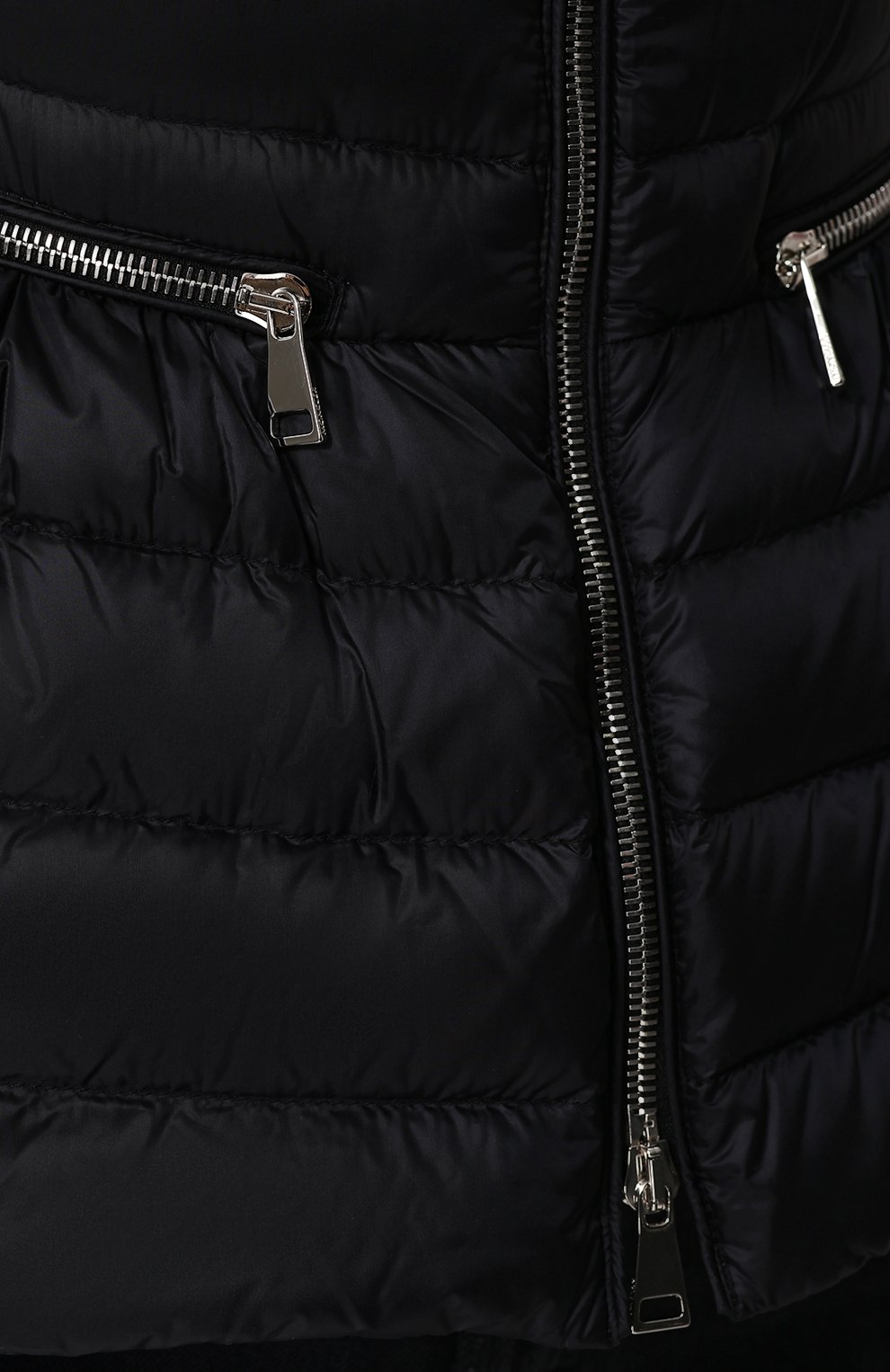 Приталенный стеганый пуховик с воротником-стойкой MONCLER, арт. D1-093-46333-94-53048, фото 5