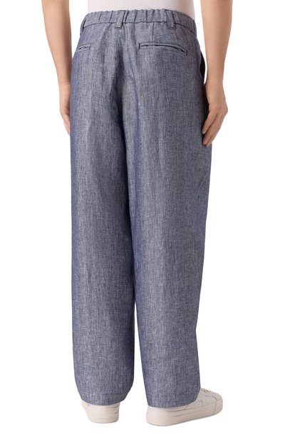 Льняные брюки GIORGIO ARMANI, арт. GM003358/TE20689, фото 4