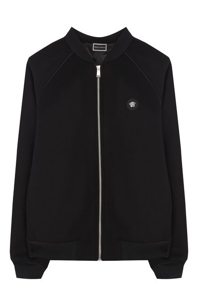 Шерстяной бомбер на молнии с вы шивкой VERSACE, арт. YVMGB158/YML204/M-L, фото 4