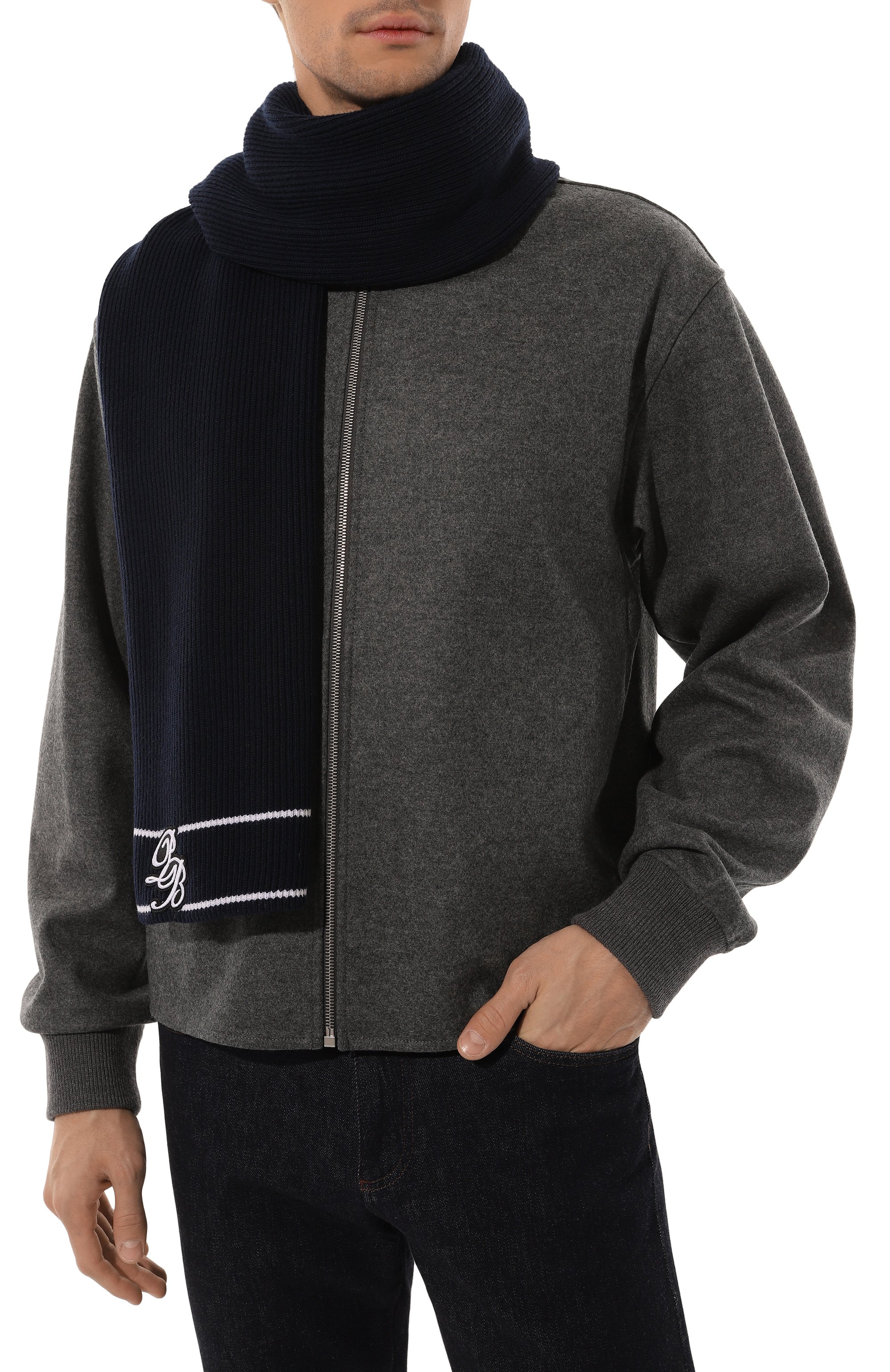 Шерстяной шарф BALMAIN, арт. DH1XG021/KC65, фото 3