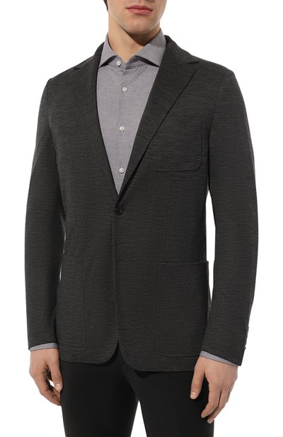 Пиджак из шерсти и лиоцелла CANALI, арт. J0147/JC02719, фото 3