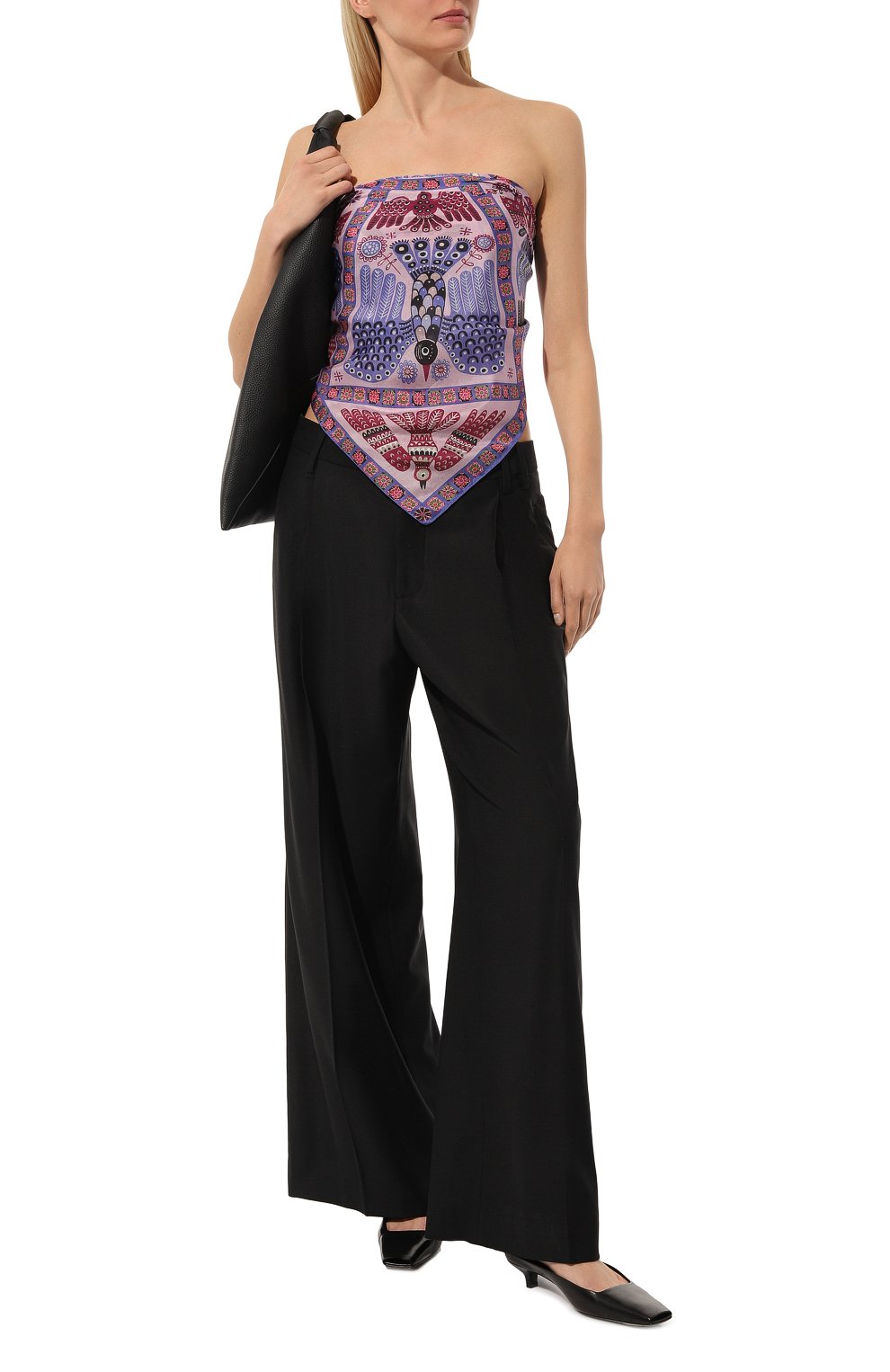 Шелковый платок небеса GOURJI, арт. T21SKY7VIR/1, фото 2