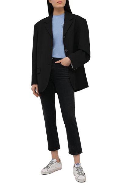 Кожаные кеды GOLDEN GOOSE DELUXE BRAND, арт. GWF00106.F001258, фото 2