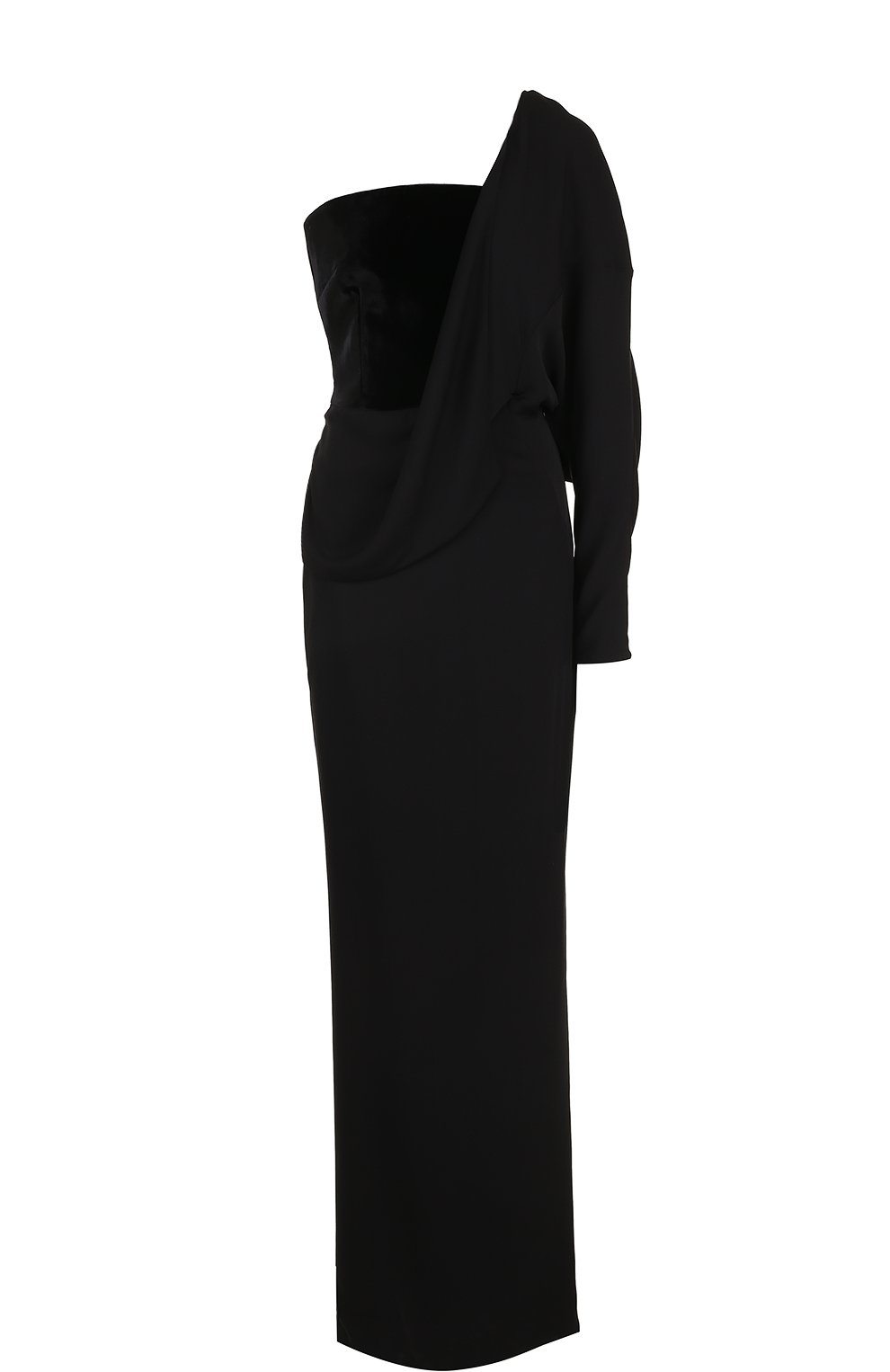 Приталенное платье-макси асимметричного кроя TOM FORD, арт. AB1956-FAX040, фото 1