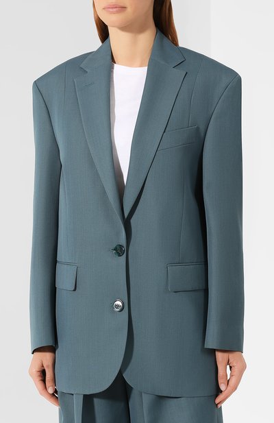 Жакет ACNE STUDIOS голубого цвета по цене 51300 руб., арт. AH0044, фото 3 Жакет ACNE STUDIOS, арт. AH0044, фото 3