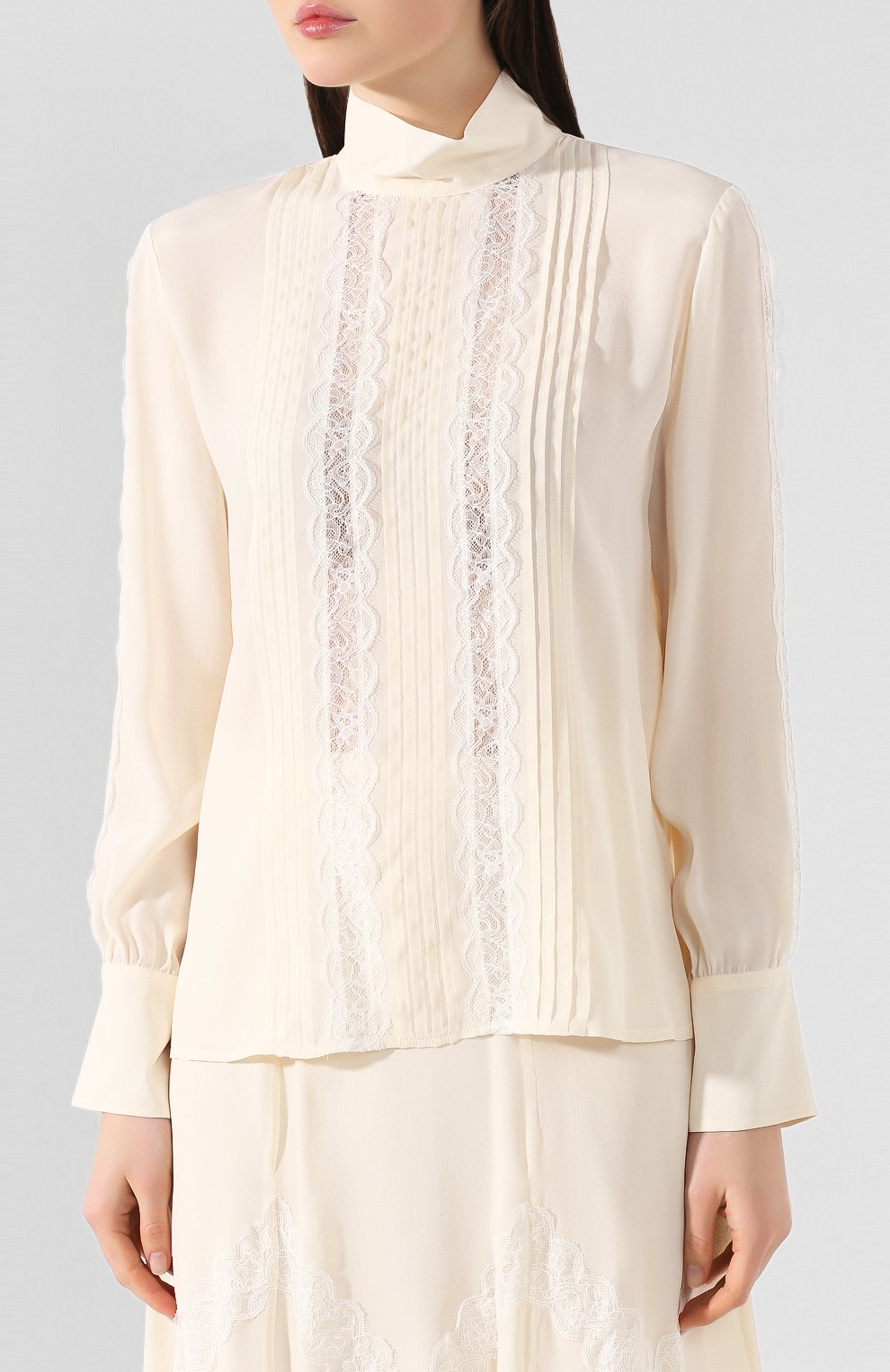 Блузка из смеси вискозы и шелка SEE BY CHLOÉ, арт. CHS20SHT06014, фото 3