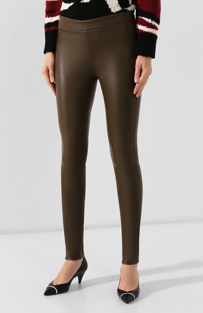 Кожаные брюки HELMUT LANG, арт. G06HW240, фото 3