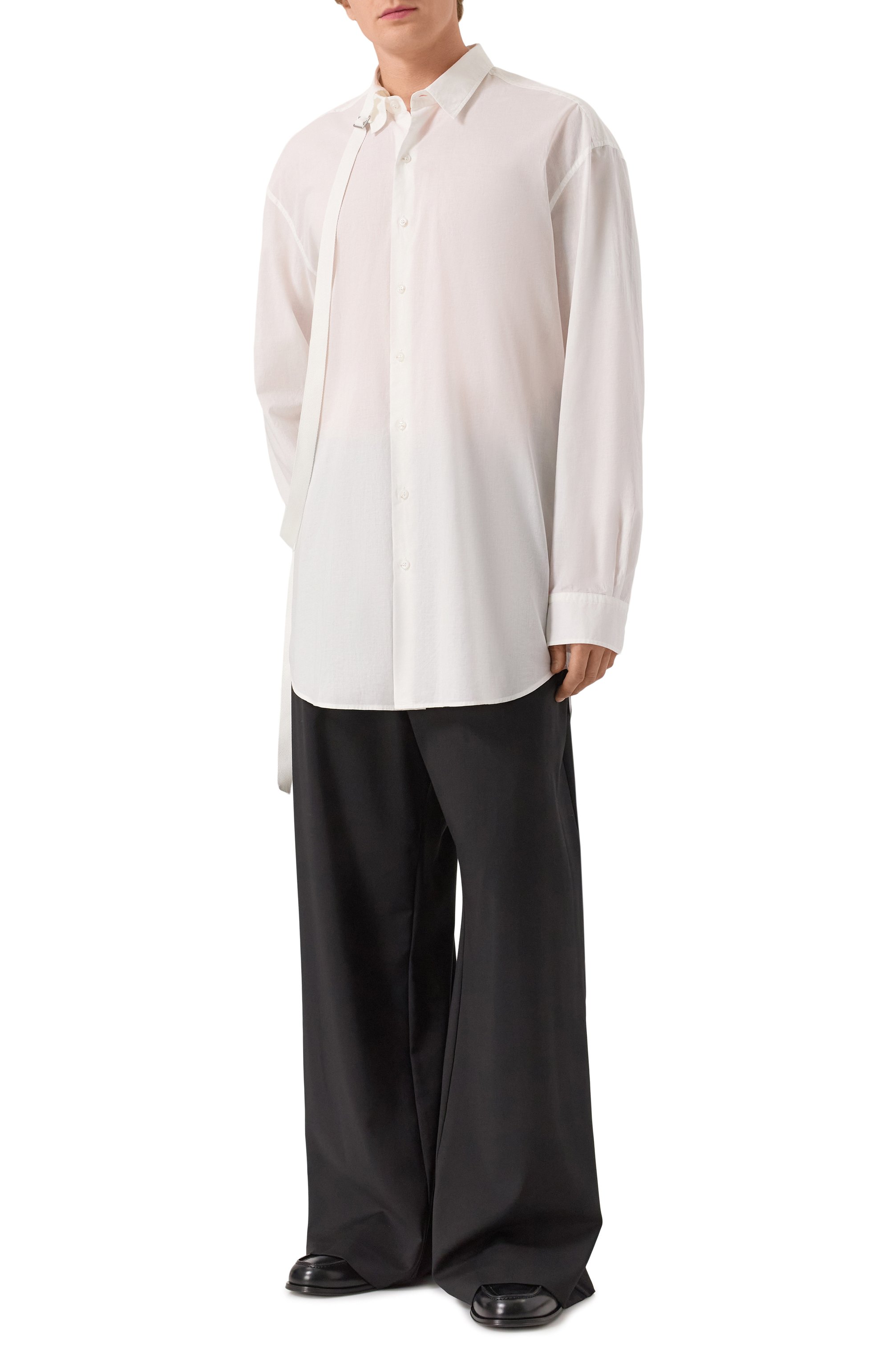 Хлопковая рубашка ANN DEMEULEMEESTER, арт. B0013137/FA026, фото 2