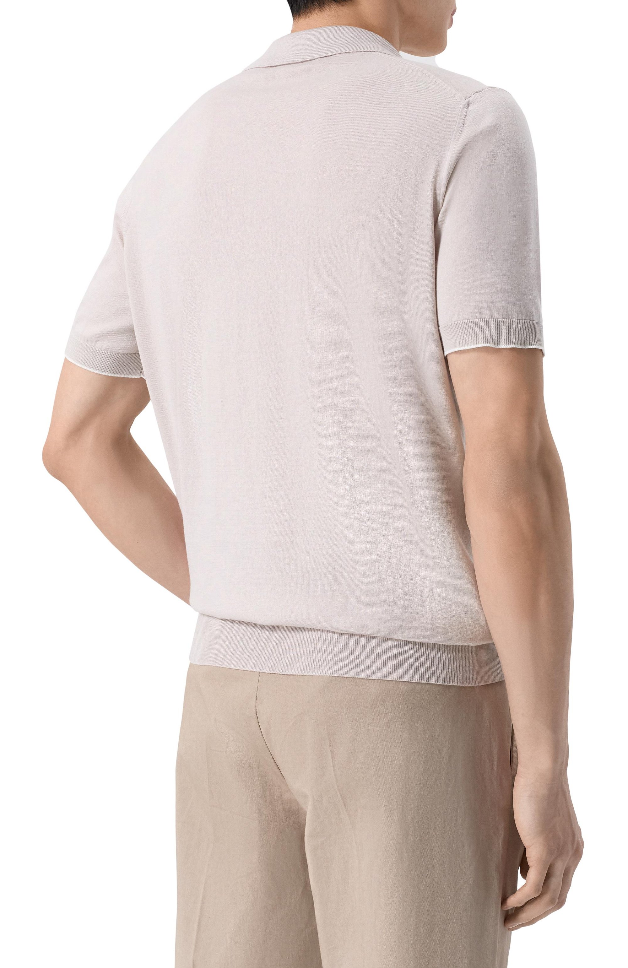 Хлопковое поло BRUNELLO CUCINELLI, арт. X29800145, фото 4