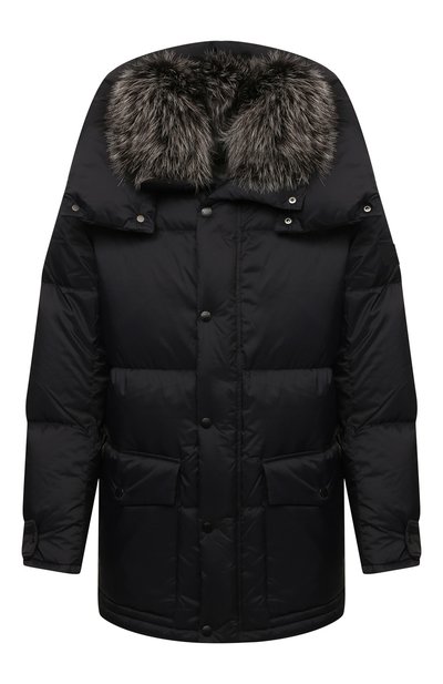 Пуховик с меховой отделкой YVES SALOMON, арт. 22WHV03383M08W, фото 1