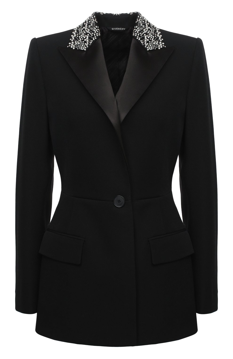 Шерстяной жакет GIVENCHY черного цвета по цене 315000 руб., арт. BW30B9G0L3, фото 1 Шерстяной жакет GIVENCHY, арт. BW30B9G0L3, фото 1