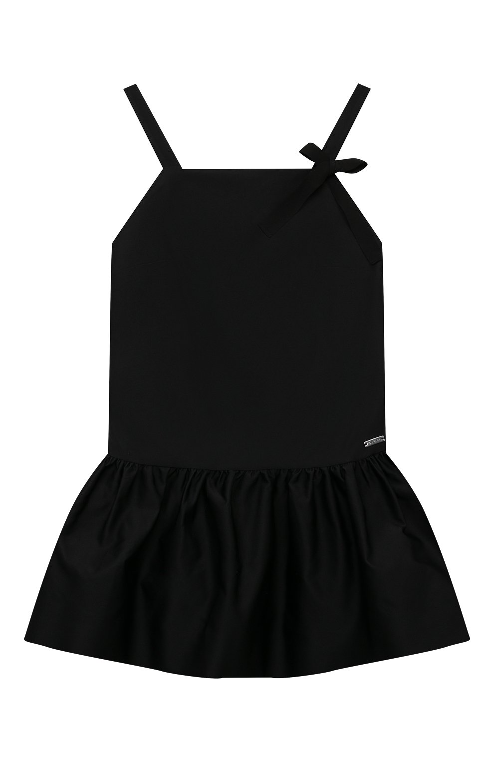 Сарафан MONNALISA черного цвета по цене 22000 руб., арт. 41D903, фото 1 Сарафан MONNALISA, арт. 41D903, фото 1