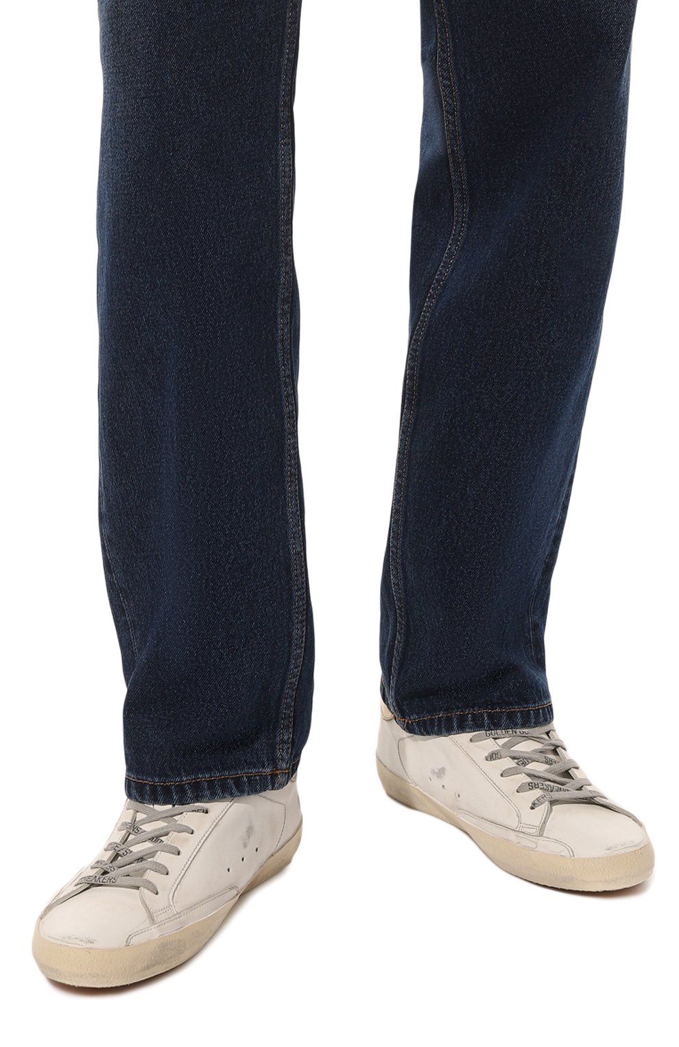 Кожаные кеды superstar GOLDEN GOOSE DELUXE BRAND, арт. GMF00106/F0031961117, фото 3