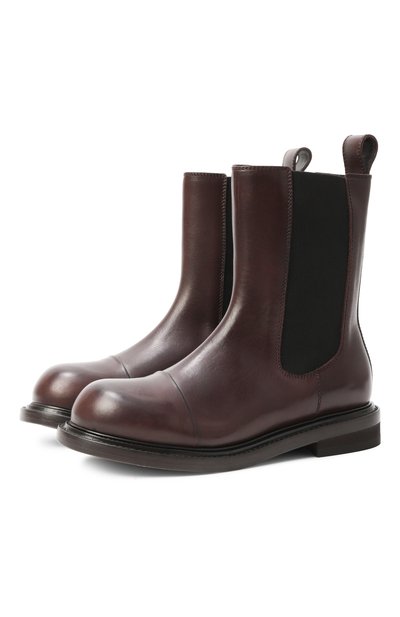 Женские кожаные челси olivia 40 MOSCHINO, арт. MA21014C1N/MJ5