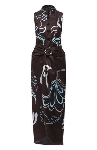 Женское шелковое платье GIORGIO ARMANI, арт. 0SHVA05V/T01QN