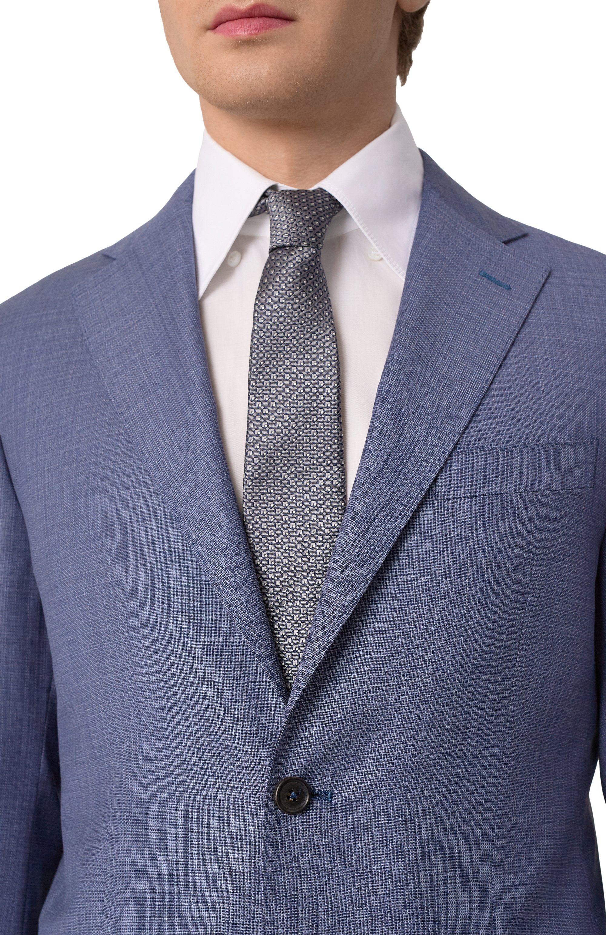 Шерстяной костюм CORNELIANI синего цвета по цене 195000 руб., арт. 256008-2518284_SET, фото 8 Шерстяной костюм CORNELIANI, арт. 256008-2518284_SET, фото 8