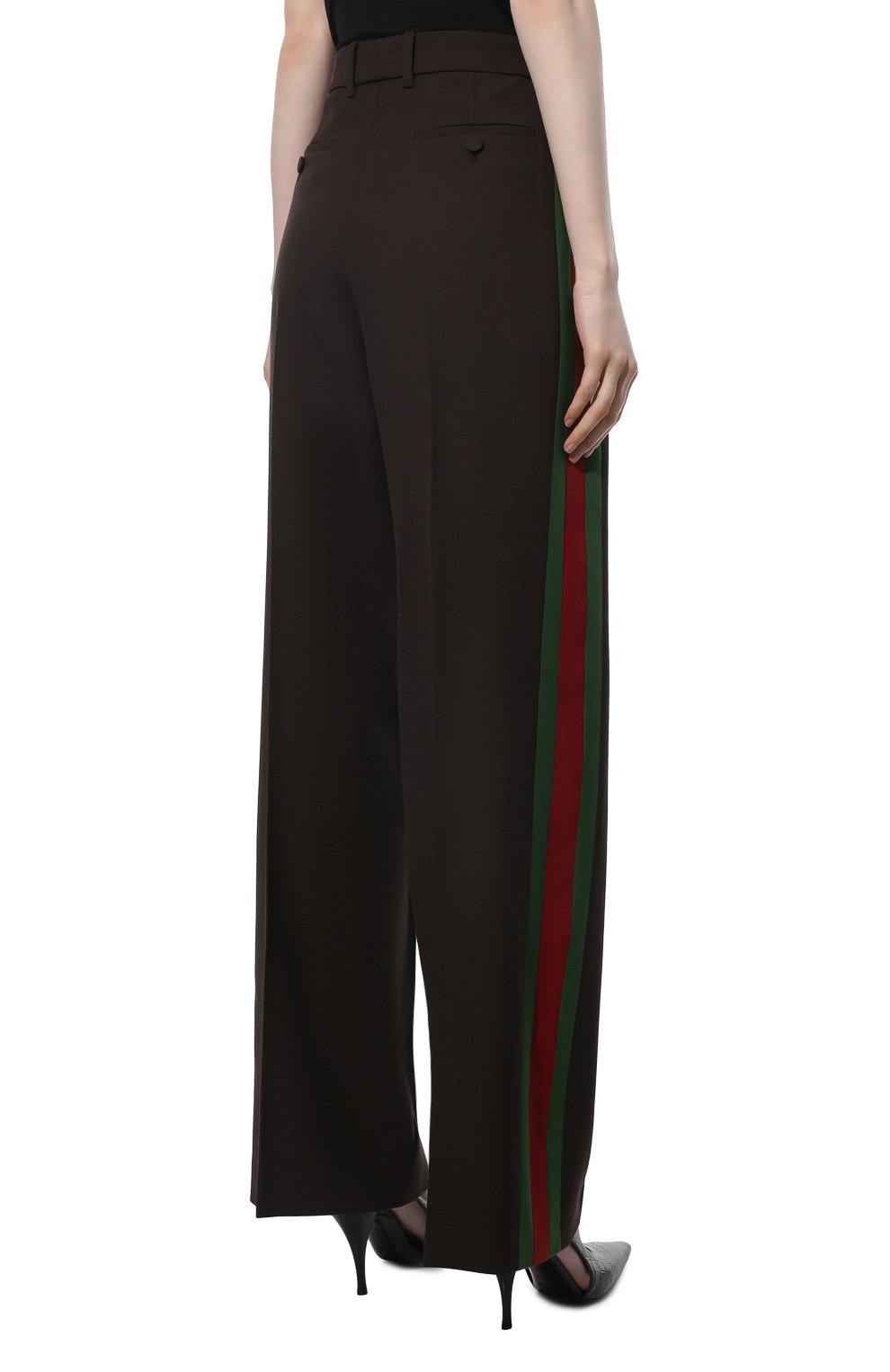Шерстяные брюки GUCCI, арт. 669345/ZAH12, фото 4