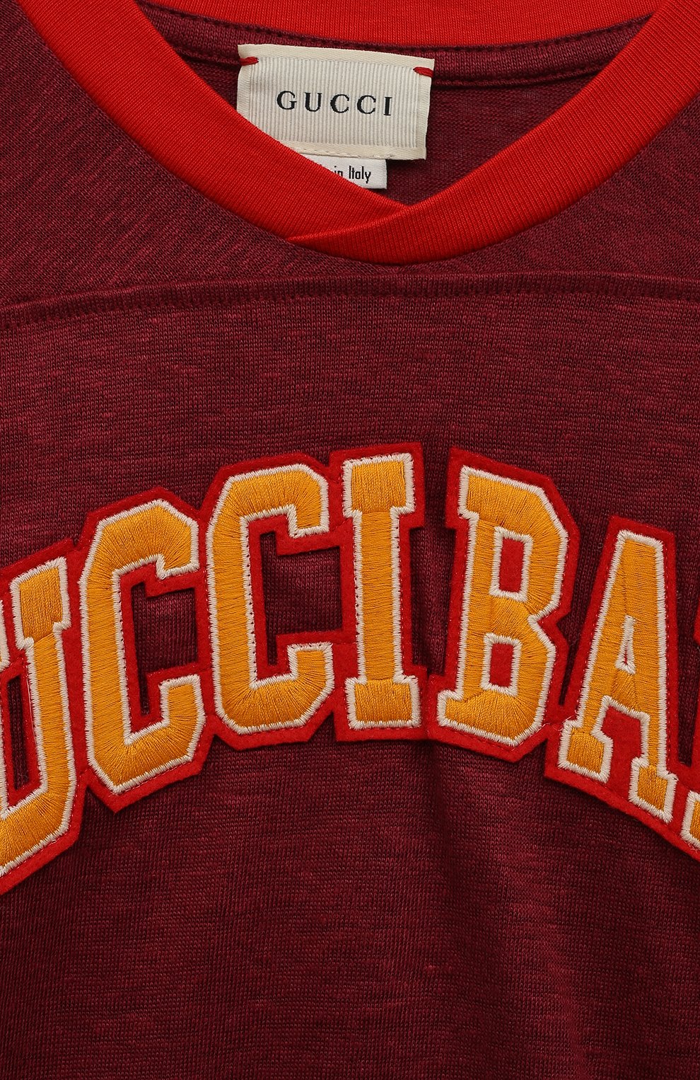 Льняная футболка GUCCI, арт. 591460 XJB3Y, фото 3