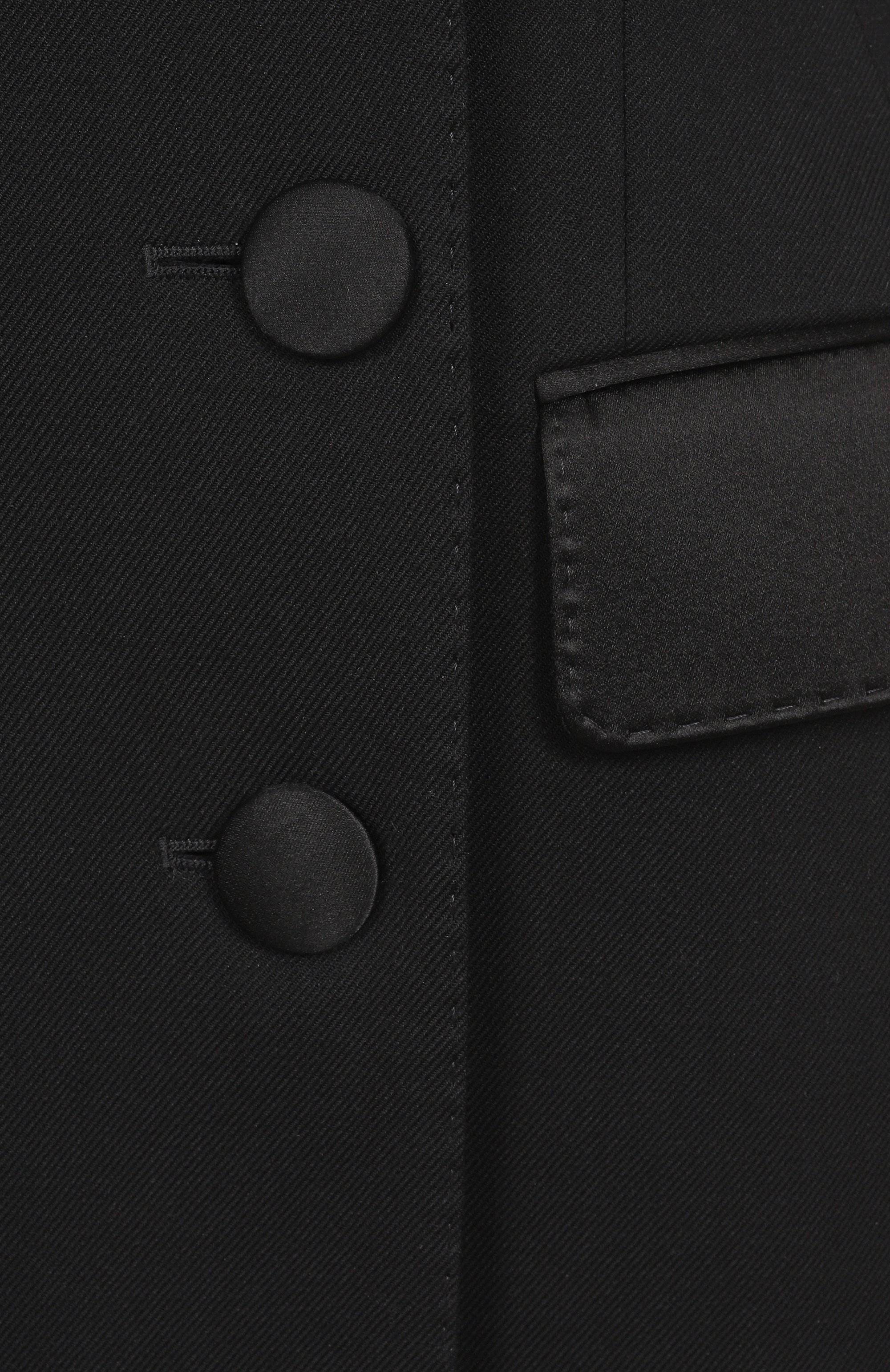 Жакет из шерсти и шелка DOLCE & GABBANA черного цвета по цене 544000 руб., арт. F27CVT/FUBGE, фото 6 Жакет из шерсти и шелка DOLCE & GABBANA, арт. F27CVT/FUBGE, фото 6