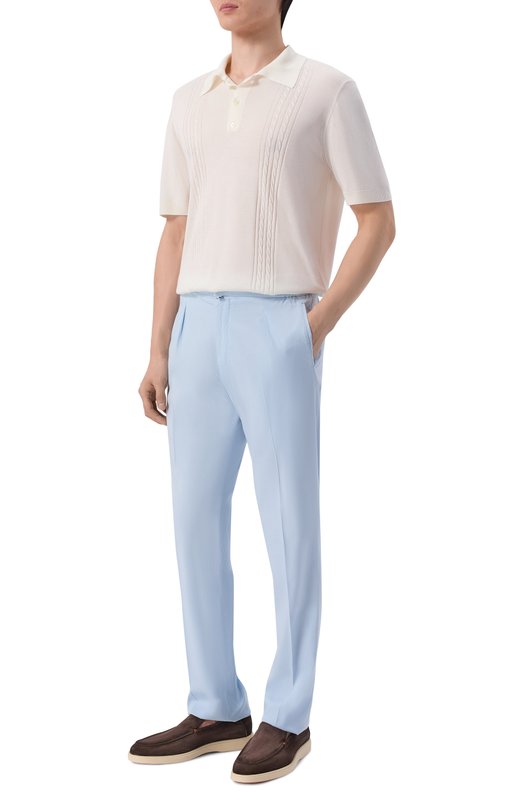 Брюки из лиоцелла Kiton UP1LACRK0609H Голубой  UP1LACRK0609H Фото 2