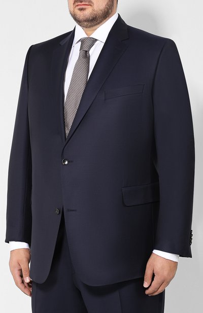 Шерстяной костюм с пиджаком на двух пуговицах EDUARD DRESSLER, арт. NR12/00360, фото 2