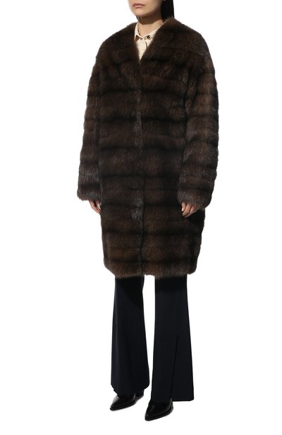 Шуба из меха соболя VALENTINO, арт. UF3FAA303AF, фото 3