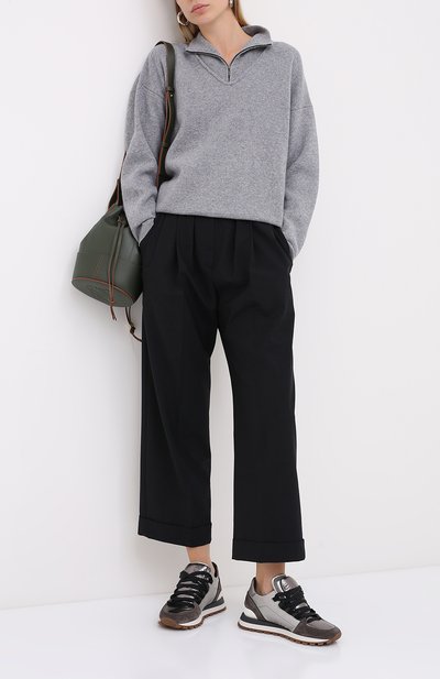 Шерстяные брюки BRUNELLO CUCINELLI, арт. MPW07P7355, фото 2