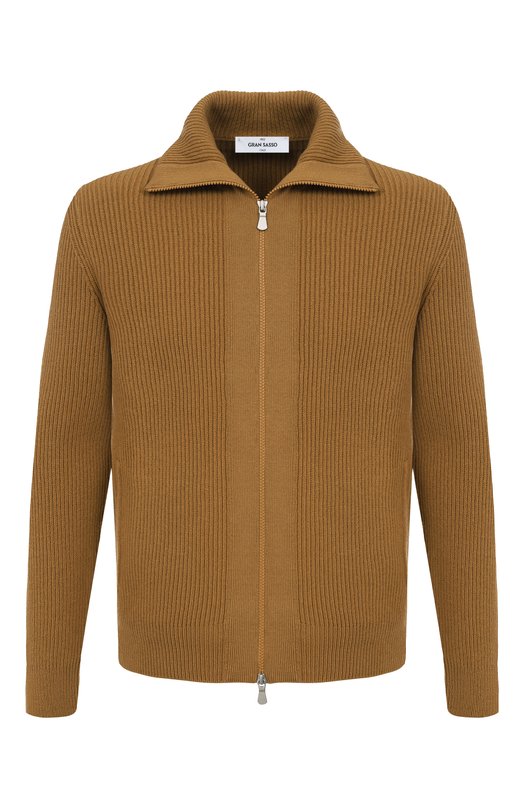 Шерстяной кардиган Gran Sasso 23112/25075 Коричневый 23112/25075