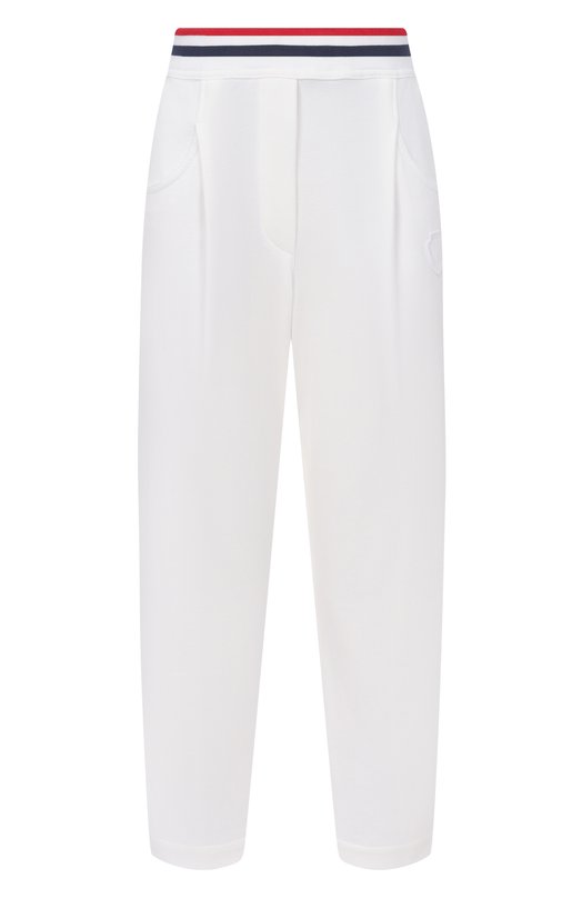 Хлопковые брюки Brunello Cucinelli MG927P9194 Белый MG927P9194
