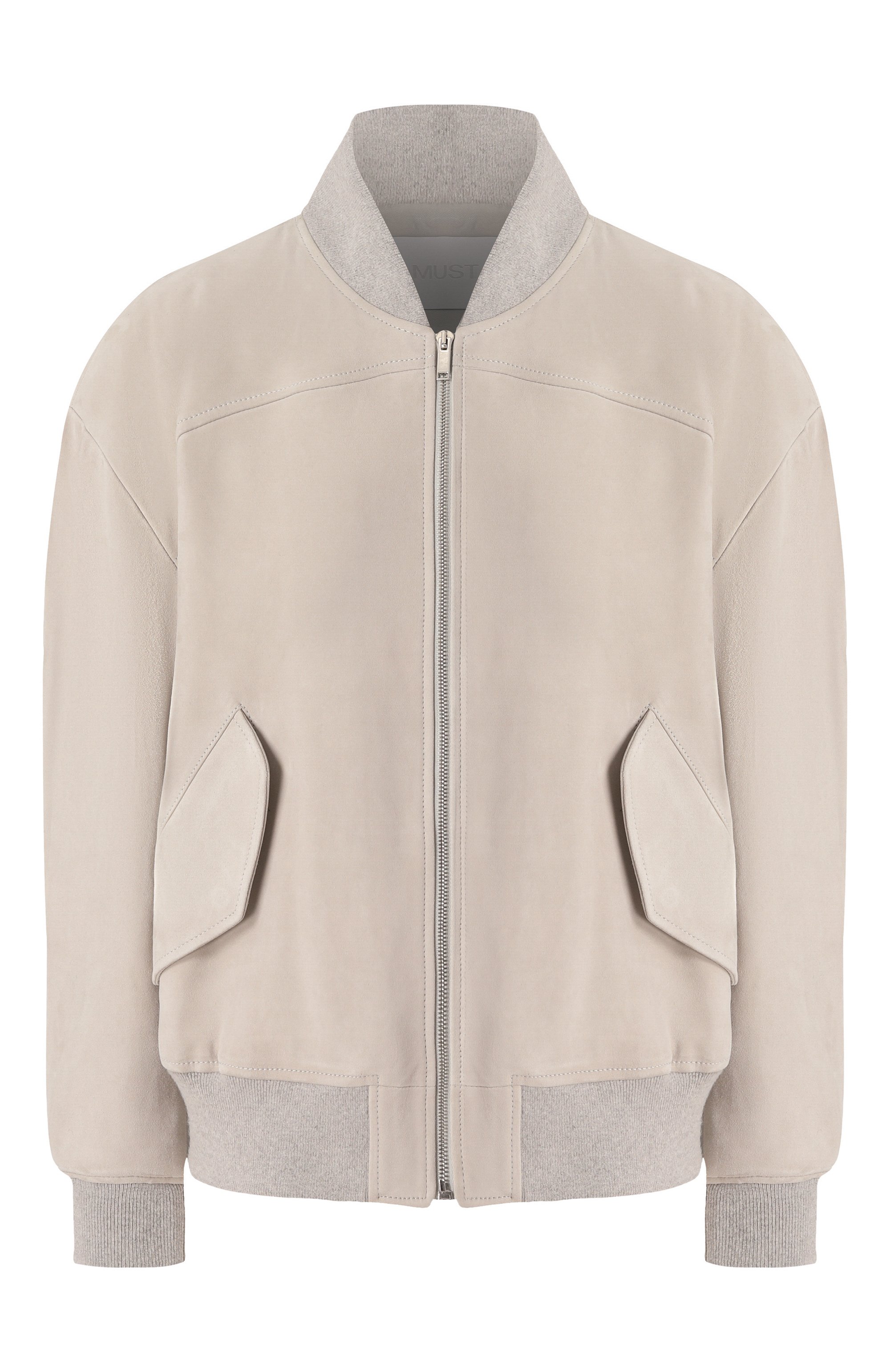 Замшевый бомбер MVST, арт. SUEDE LEATHER B0MBER, фото 1