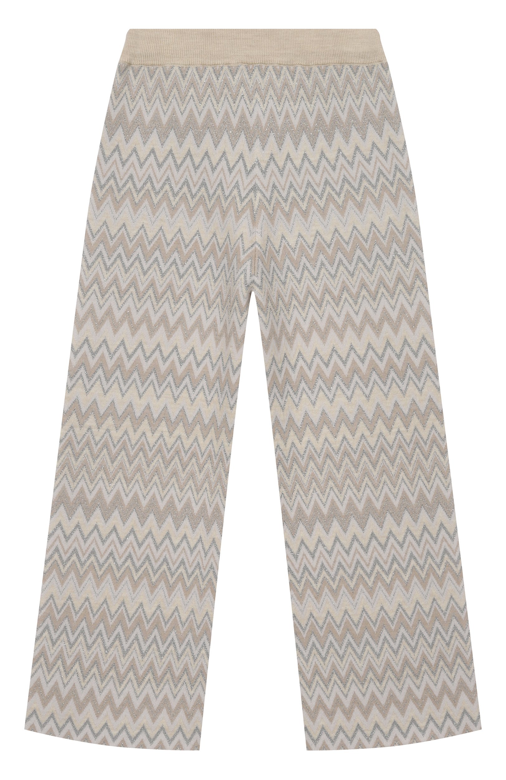 Шерстяные брюки MISSONI светло-бежевого цвета по цене 49700 руб., арт. MZ6B80/W0028_001, фото 2 Шерстяные брюки MISSONI, арт. MZ6B80/W0028_001, фото 2