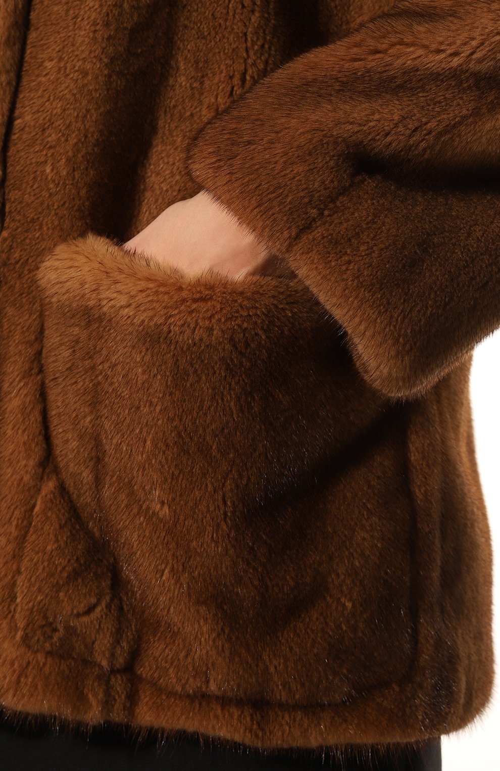 Шуба из меха норки GIULIA GURMAN, арт. J02214078, фото 5