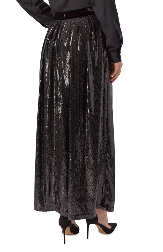Юбка с отделкой пайетками Emporio Armani EW001355/AF14321 Чёрный  EW001355/AF14321 Фото 4