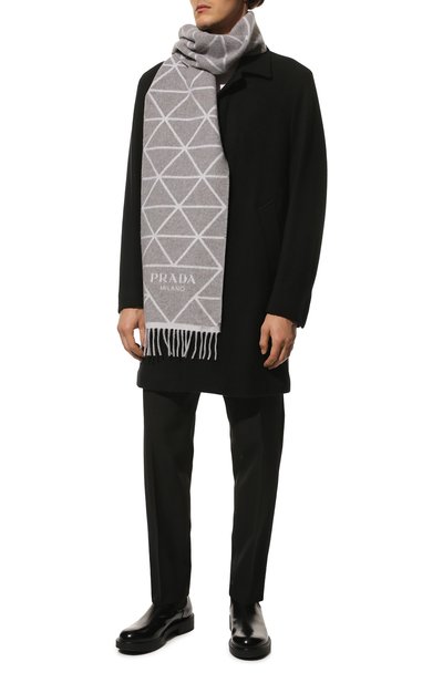 Кашемировый шарф PRADA, арт. 2FS013-2D3G-F0N8C-OOO, фото 3