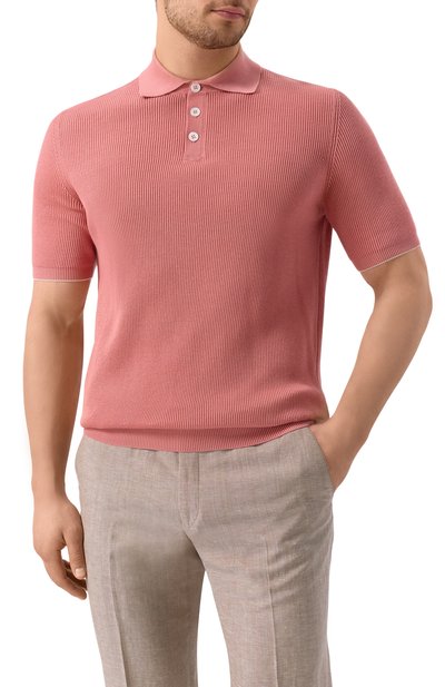 Хлопковое поло BRUNELLO CUCINELLI, арт. M29400005, фото 3