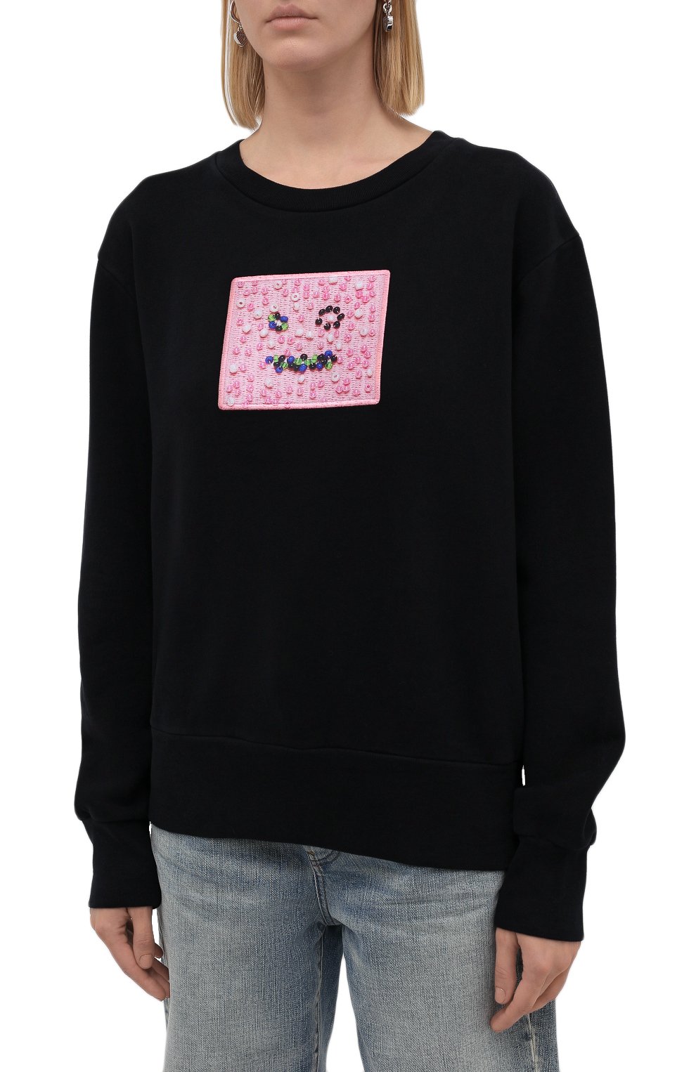 Хлопковый свитшот ACNE STUDIOS, арт. AI0097, фото 3