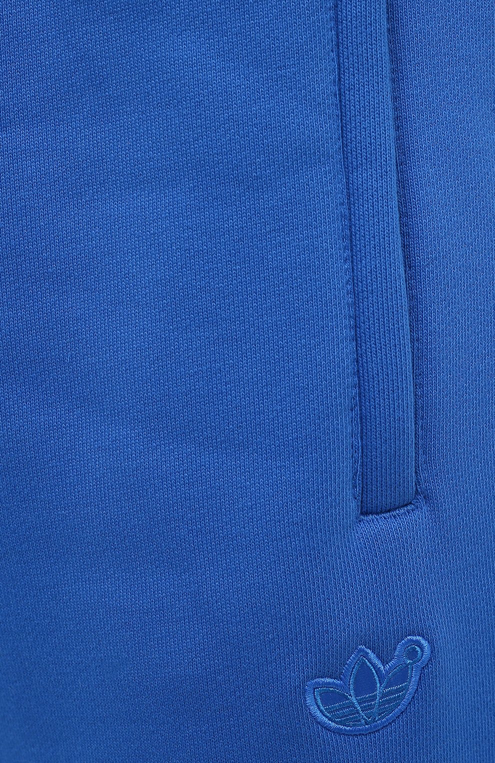 Хлопковые джоггеры ADIDAS ORIGINALS голубого цвета по цене 11900 руб., арт. H22817, фото 5 Хлопковые джоггеры ADIDAS ORIGINALS, арт. H22817, фото 5